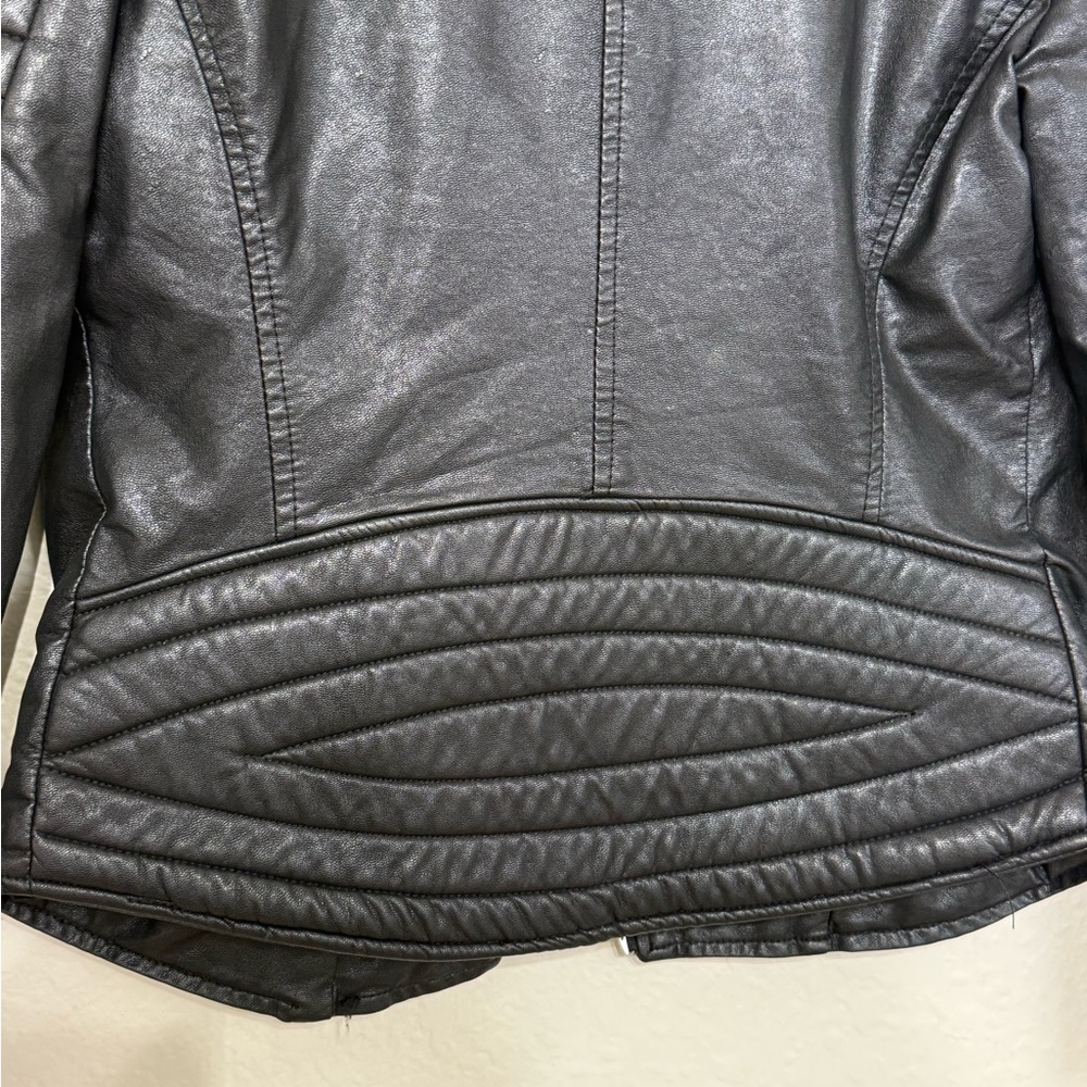 Blank NYC Black Leather Moto Jacket - Picture 10 of 11